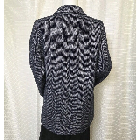 Soft-Brushed Herringbone Car Coat Women’s S Lined Relaxed Old Navy - Picture 4 of 12